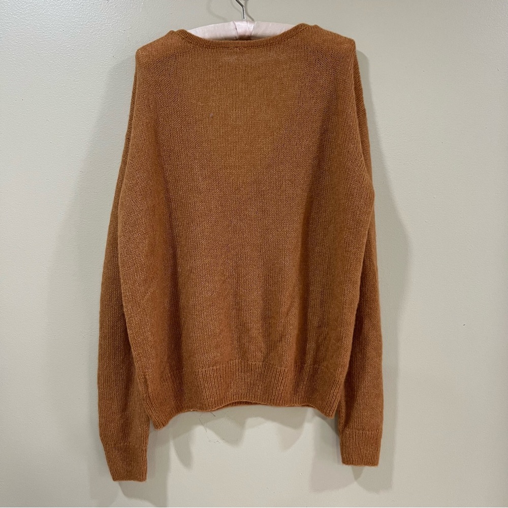 Free People Womens Gossamer Pullover Sweater Brown size XS - Picture 7 of 8